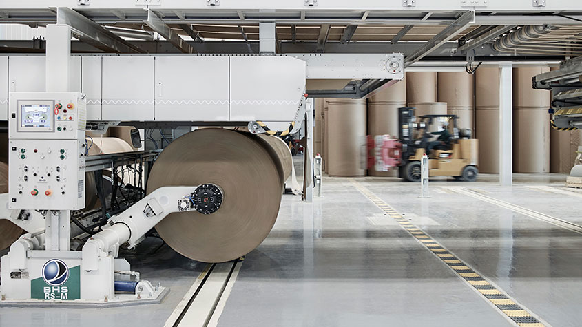 Cascades containerboard medium roll