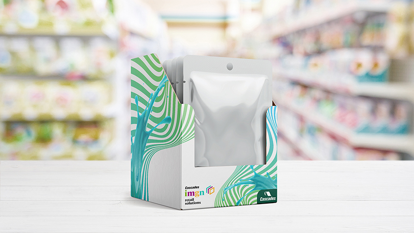 Cascades retail-ready packaging IMGN