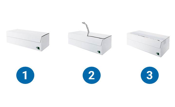 Easy to open box designs Cascades