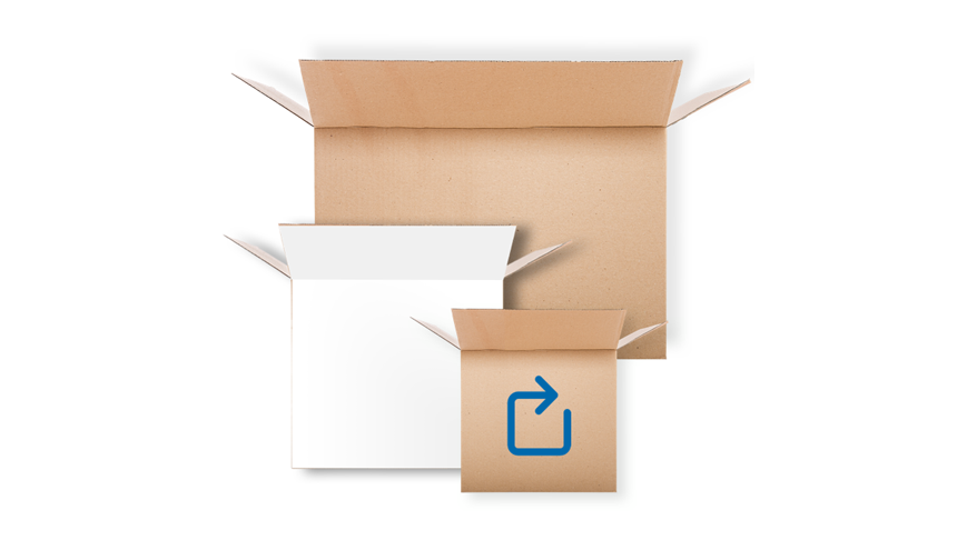 Customize shipping boxes