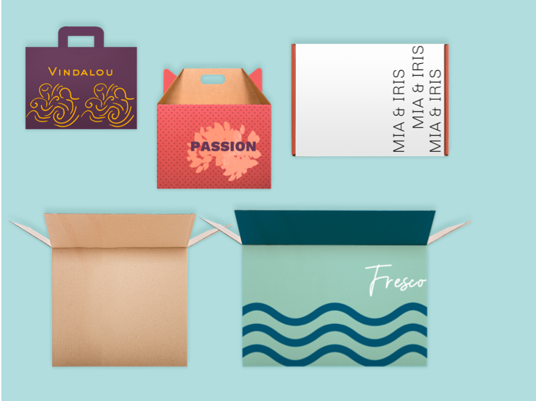Commandez des boites sur mesure rapidement