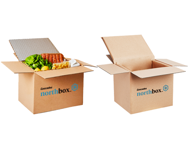 Recyclable insulated box is easy to assemble northbox Cascades