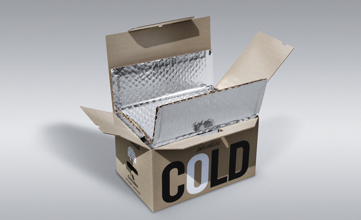 boite carton isotherme pour garder aliments frais