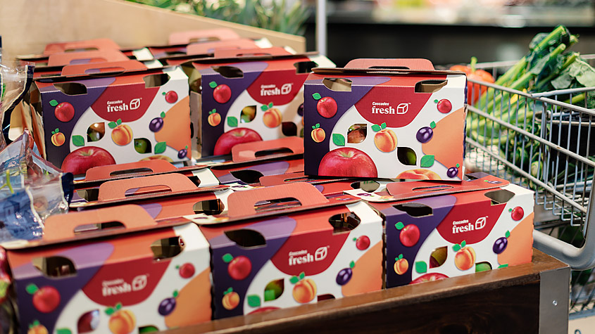 Emballage carton fuits et légumes PAC