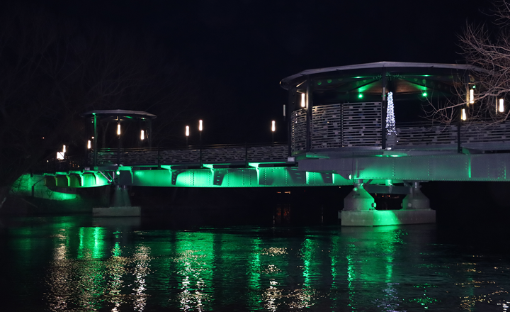 lumiere passerelle cascades kingsey falls