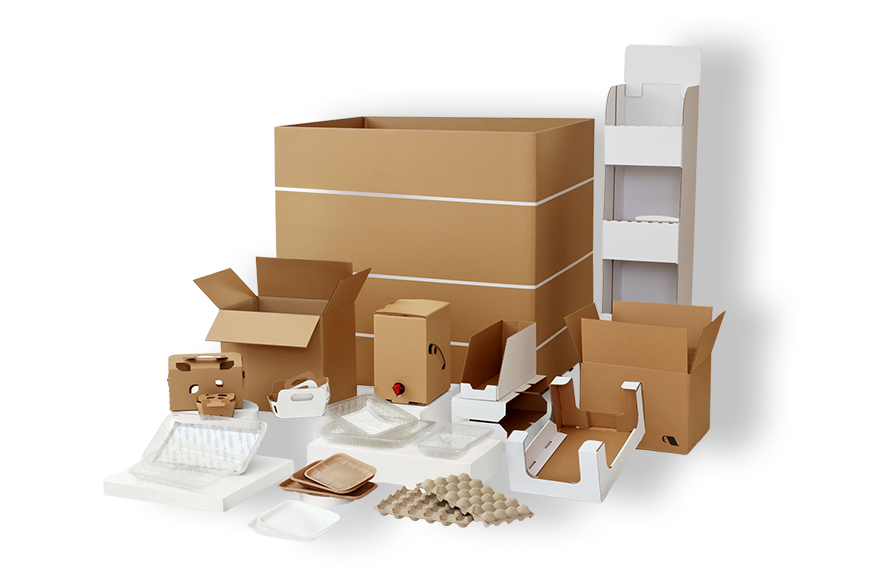 famille de produit d'emballage Cascades