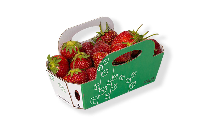 Supplier Cardboard Seasonal basket Fruits Vegetables