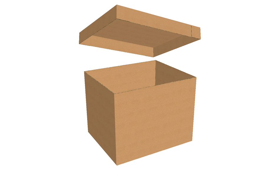 Bac de manutention avec couvercle
