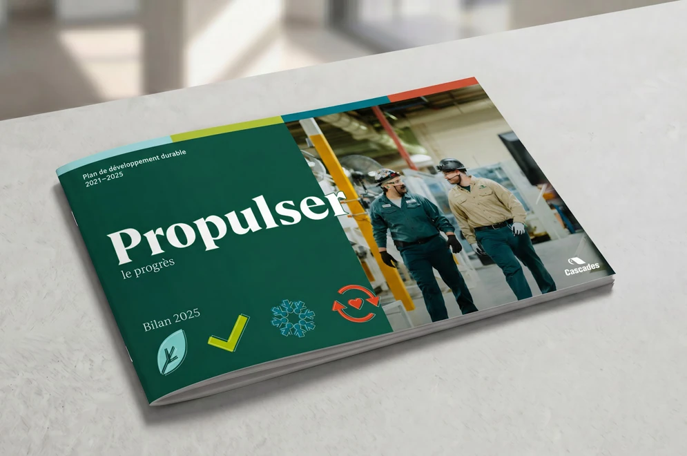 Couverture du rapport développement durable - bilan 2025