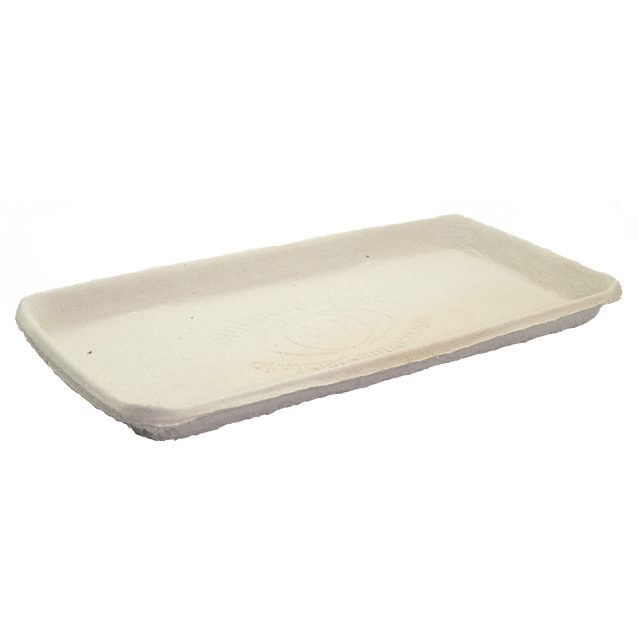 long rectangle moulded pulp container