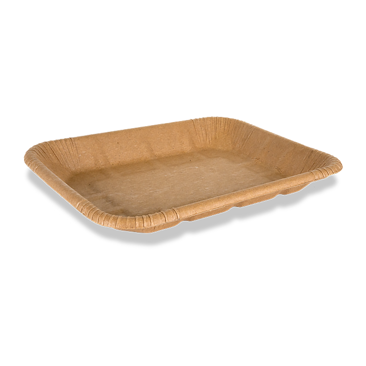 Recyclable compostable tray