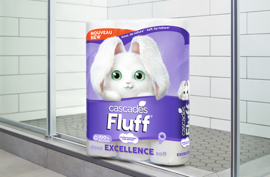 Emballage papier hygiénique Cascades Fluff Excellence