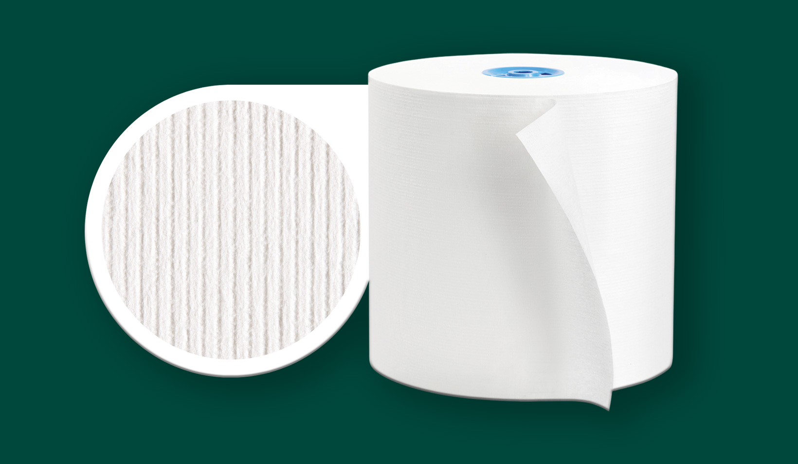 Roll hand towels - close-up of the texture