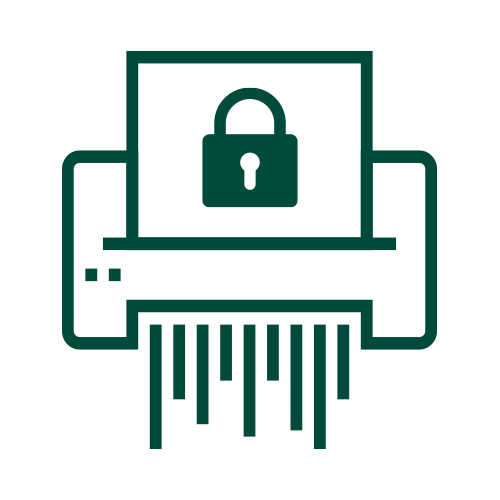 secure shredding icon