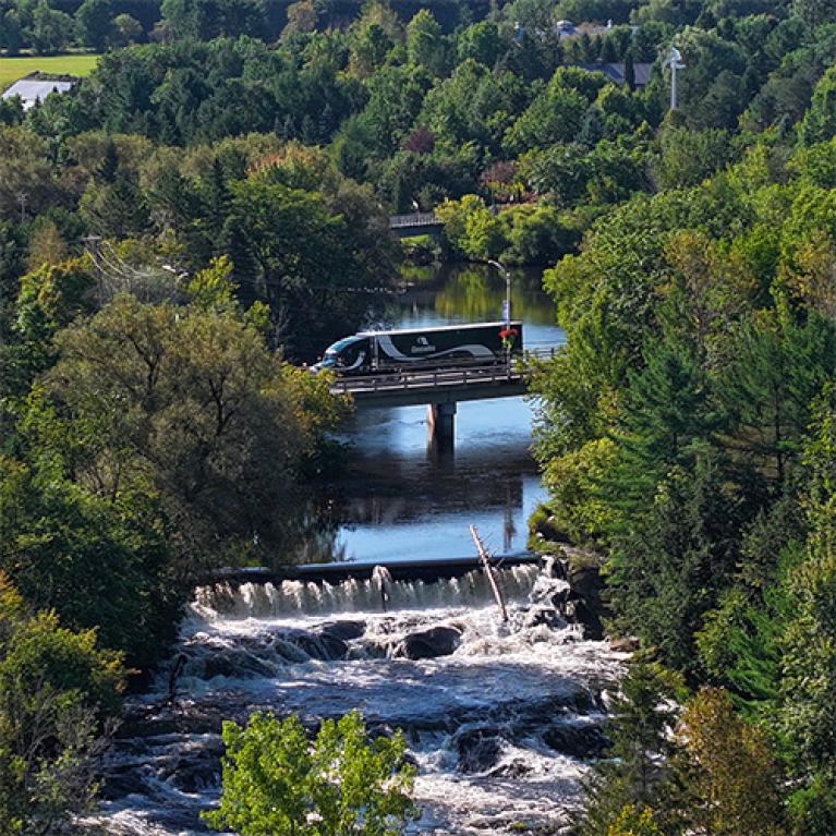 Kingey Falls - Tranport - Chute 