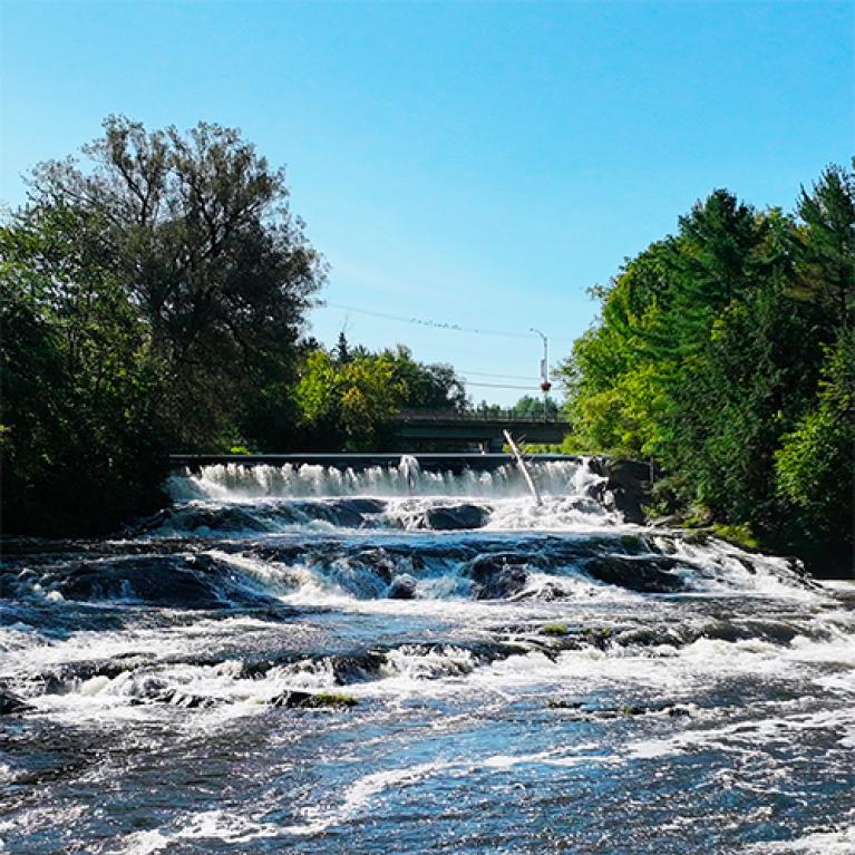 Chute rivière Nicolette à Kingsey Falls 